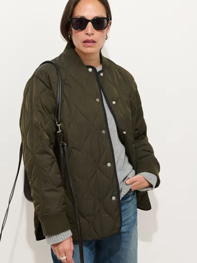 Alex Mill Wembley Quilted Jacket In Green