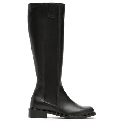 La Canadienne Story Waterproof Knee High Chelsea Boot In Black