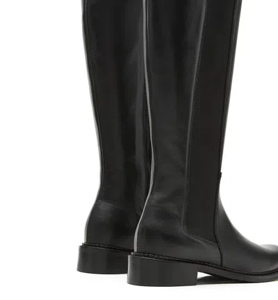 La Canadienne Story Waterproof Knee High Chelsea Boot In Black