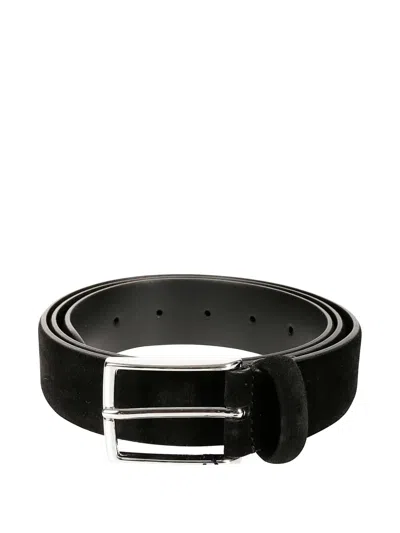 Anderson's Suede Belt In Black