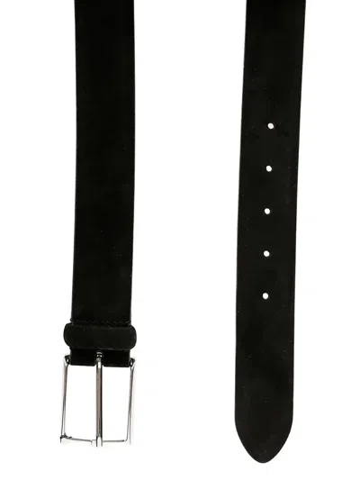 Anderson's Suede Belt In Black