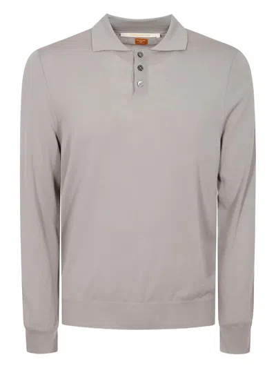 Alpha Industries Cotton Polo Shirt In Gray