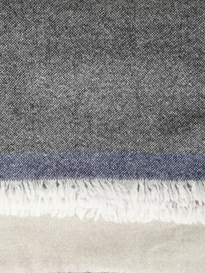 Begg X Co Striped Wool Scarf In Multi