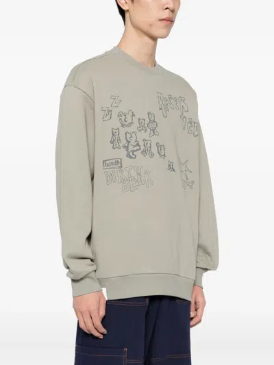 Izzue Printed Sweatshirt In Gray