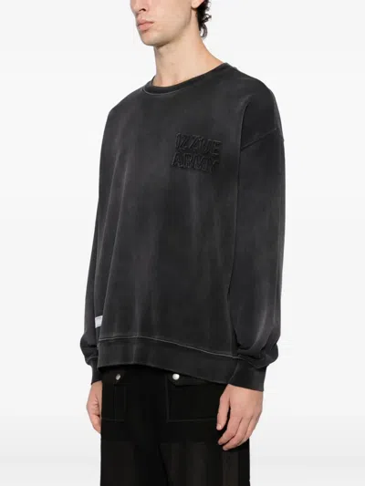 Izzue Logo-embroidered Sweatshirt In Black