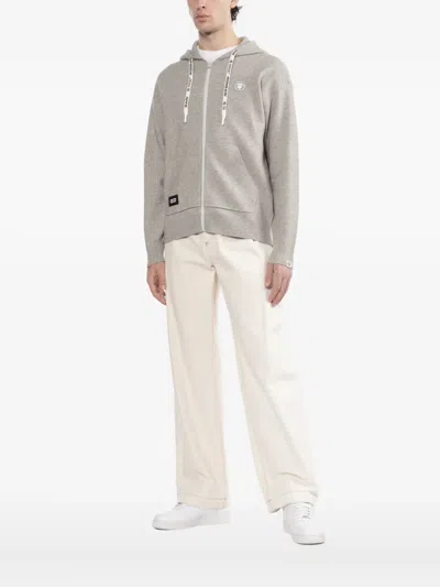 Aape By A Bathing Ape Moonface Hoodie In Gray