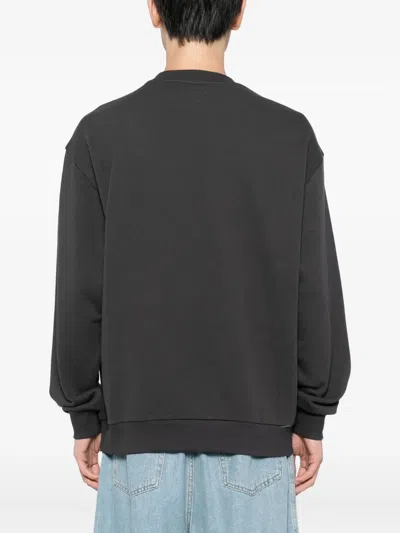 Izzue Print Crew-neck Sweatshirt In Black