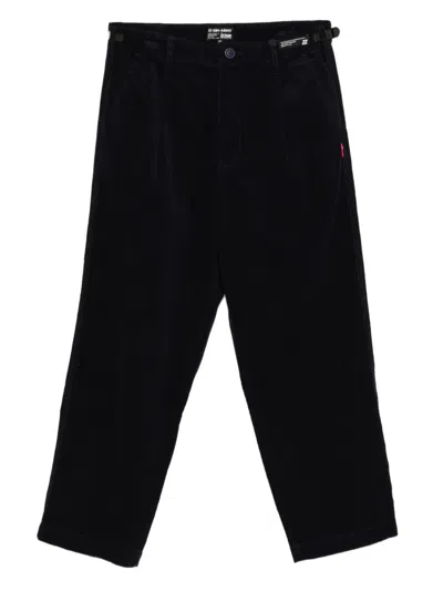 Izzue Logo-patch Trousers In Blue