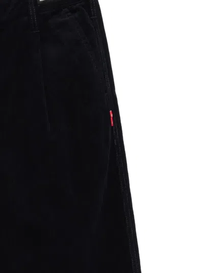 Izzue Logo-patch Trousers In Blue