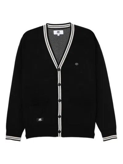 Chocoolate Logo-embossed Cardigan In Black