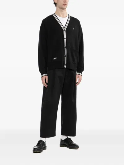 Chocoolate Logo-embossed Cardigan In Black