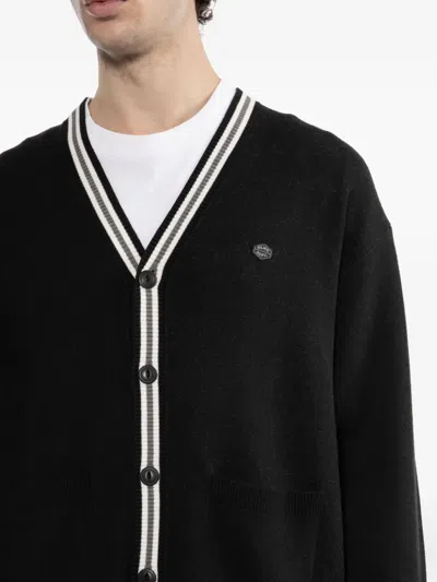 Chocoolate Logo-embossed Cardigan In Black