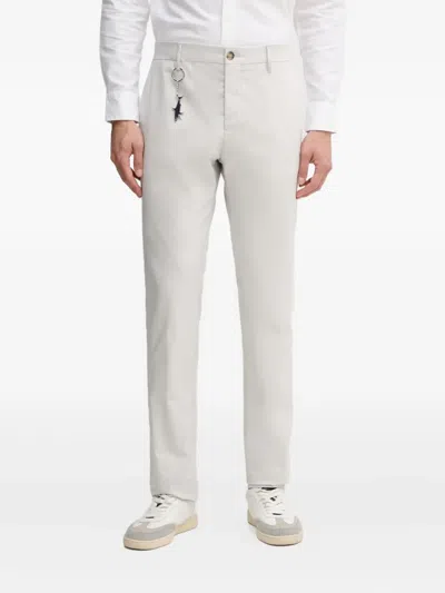Paul & Shark Shark-charm Trousers In White