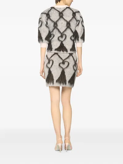 Genny Patterned Sweater In Blue