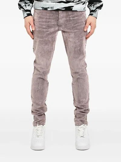Purple Brand Patch-pocket Jeans In Brown
