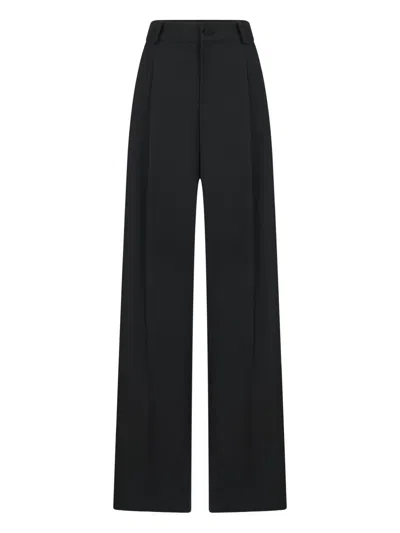 Amen Belt Loops Casual Pants In Black