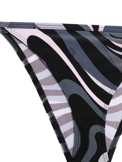 Pucci Abstract-print Bikini Bottom In Multi