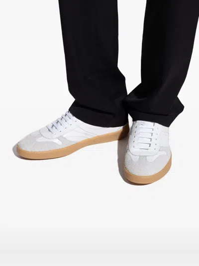 Iceberg Suede-panel Sneakers In White