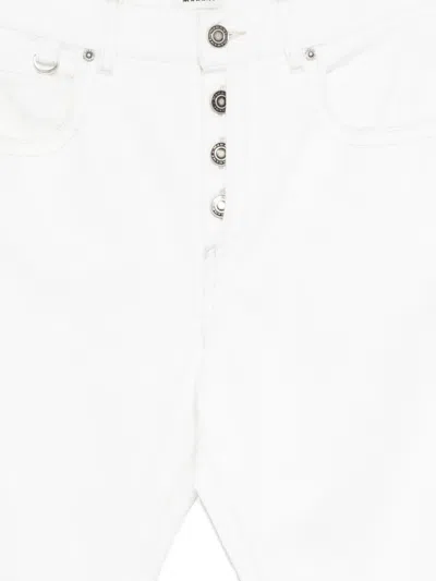Isabel Marant Button-fly Jeans In White