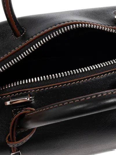 Max Mara Top-handle Zip-fastening Tote Bag In Black