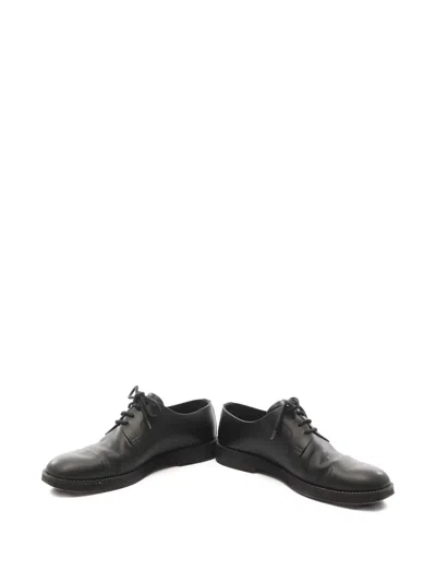 Pre-owned Hermes Leather Loafers In Black