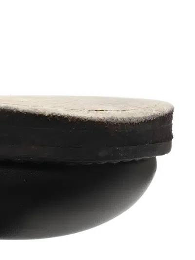 Pre-owned Hermes Leather Loafers In Black