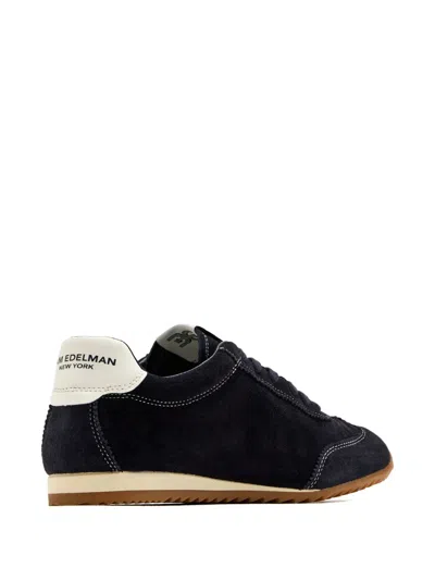 Sam Edelman Isella Sneaker Midnight Blue Suede In Blue