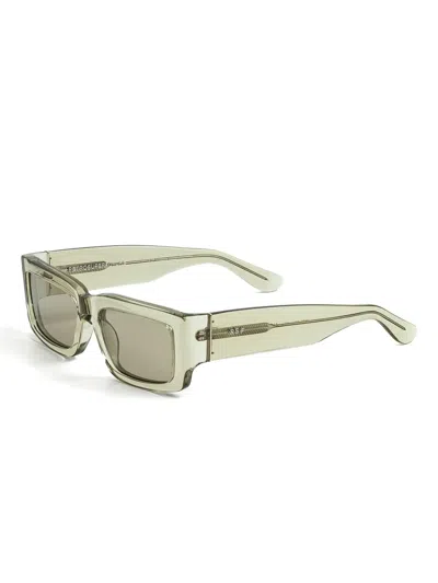 Retrosuperfuture Rectangle-frame Sunglasses In Green