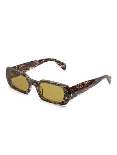 Retrosuperfuture Rectangle-frame Sunglasses In Brown