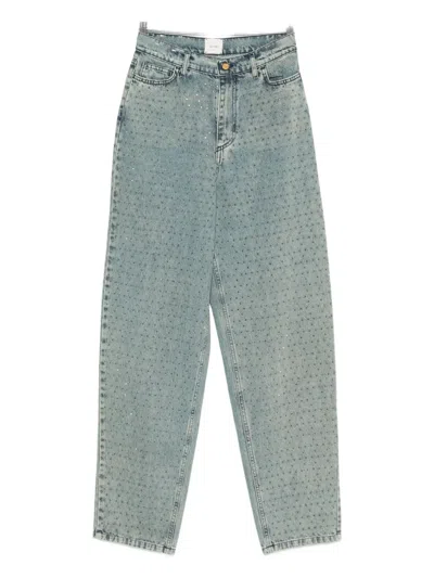 水钻缀饰牛仔裤