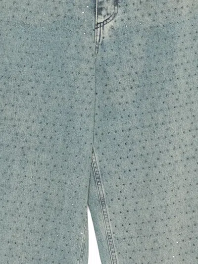 水钻缀饰牛仔裤