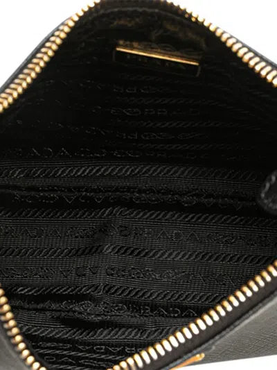 Pre-owned Prada 2019-2025 Saffiano Re-edition 2005 Satchel In Black