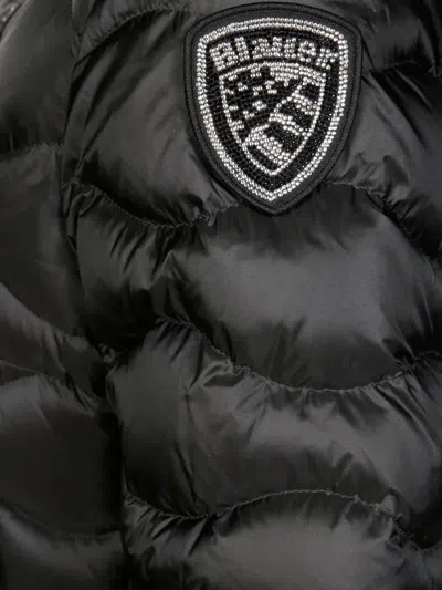 Blauer Adelaide Long Down Jacket With Hood In Black