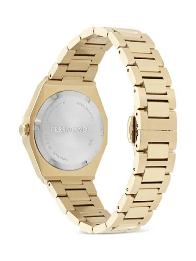 Ferragamo Versilia 34mm In Gold