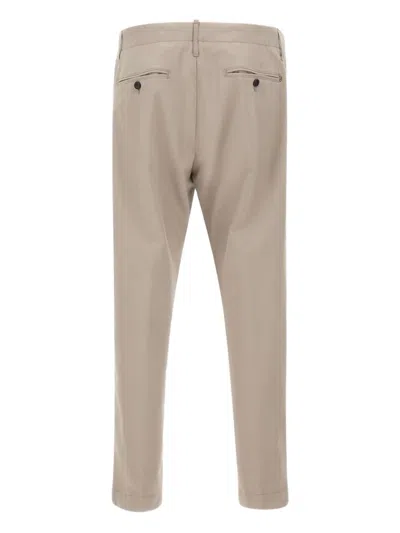 Dondup Pleat-detail Tailored Trousers In Orange