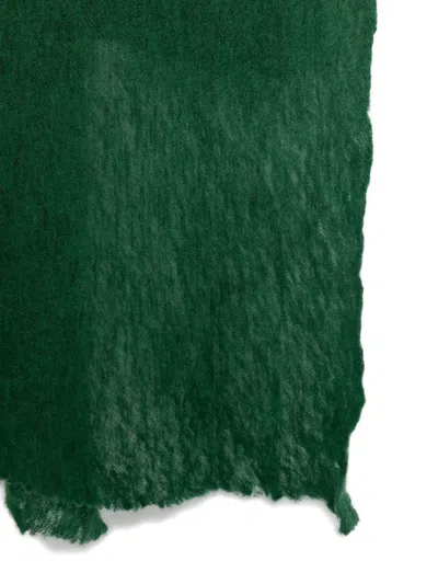 Botto Giuseppe Rectangular Scarf In Green