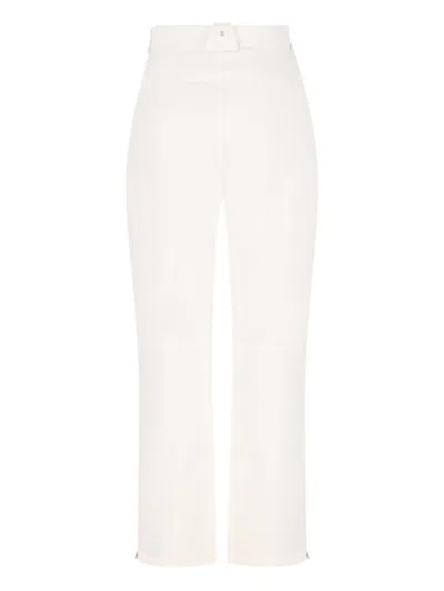 Bogner Fraenzi Ski Straight-leg Trousers In White
