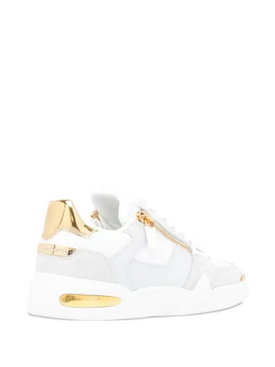 Giuseppe Zanotti Round-toe Low-top Casual Shoes In White
