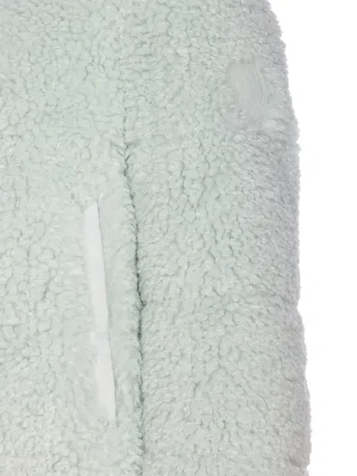 Save The Duck Kennie Water Repellent Faux Shearling Jacket In Green