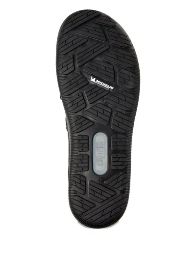 Camper Peu Pista Lace-up Mesh-panel Desert Boots In Black