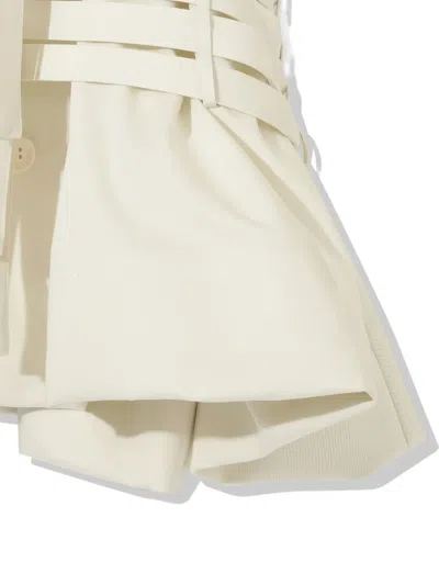 Undercover Off-white Buckle Blazer In Neutral