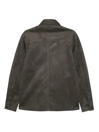 Antony Morato Patch-pocket Shirt Jacket In Brown