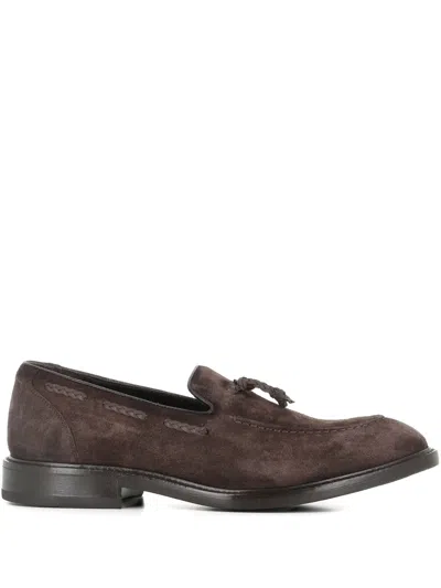 Alexander Hotto Tassel-detail Suede Loafers In Multi