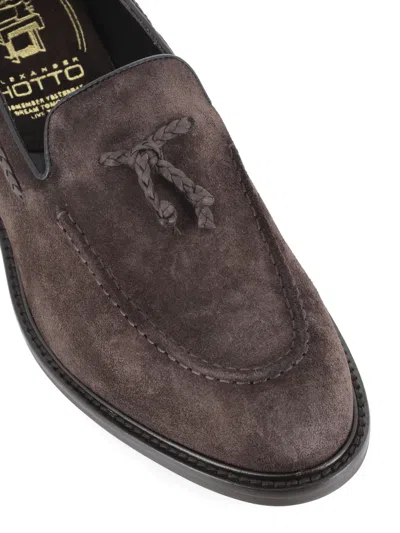 Alexander Hotto Tassel-detail Suede Loafers In Multi