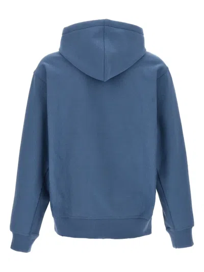 Carhartt Hoodie With American Script Design In Blue