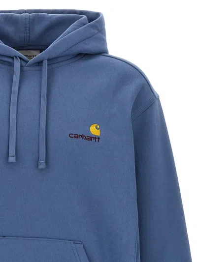Carhartt Hoodie With American Script Design In Blue