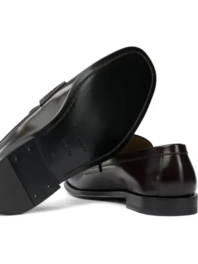 Henderson Baracco Leather Loafers In Multi