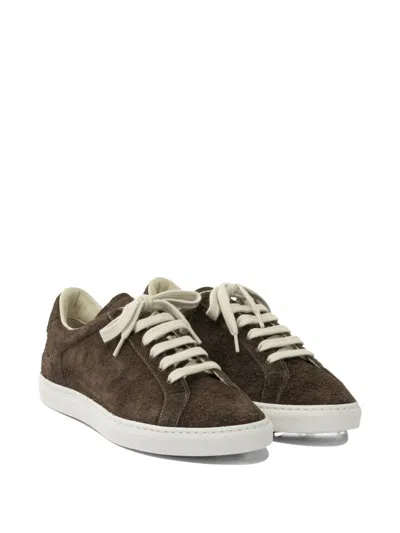 Common Projects Achilles Suede Sneakers In Brown