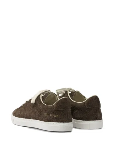 Common Projects Achilles Suede Sneakers In Brown