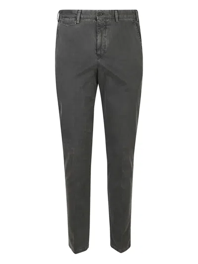 Pt Torino Cotton-blend Trousers In Gray